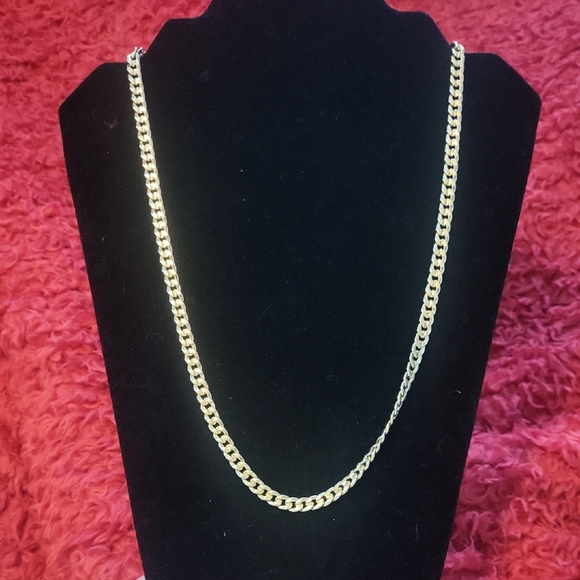 18k Saudi Gold Plated Chain Necklace - Picture 2 of 7